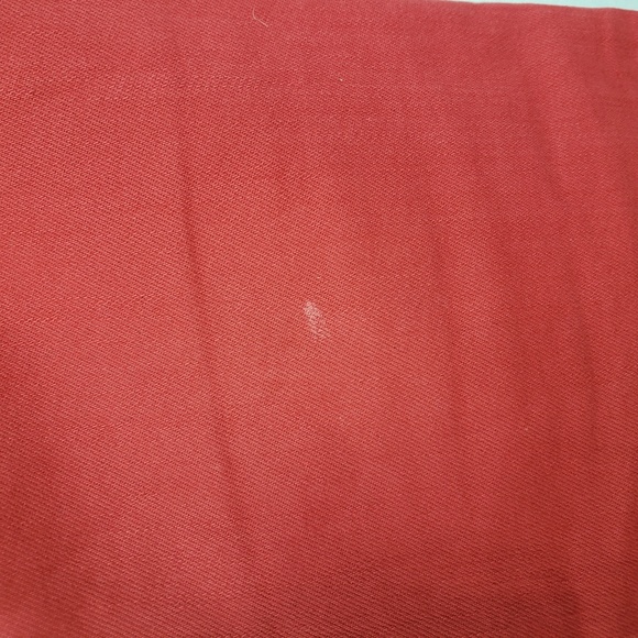 Pilcro Letterpress Script Red Raw Hem Crop Jeans - Picture 7 of 8